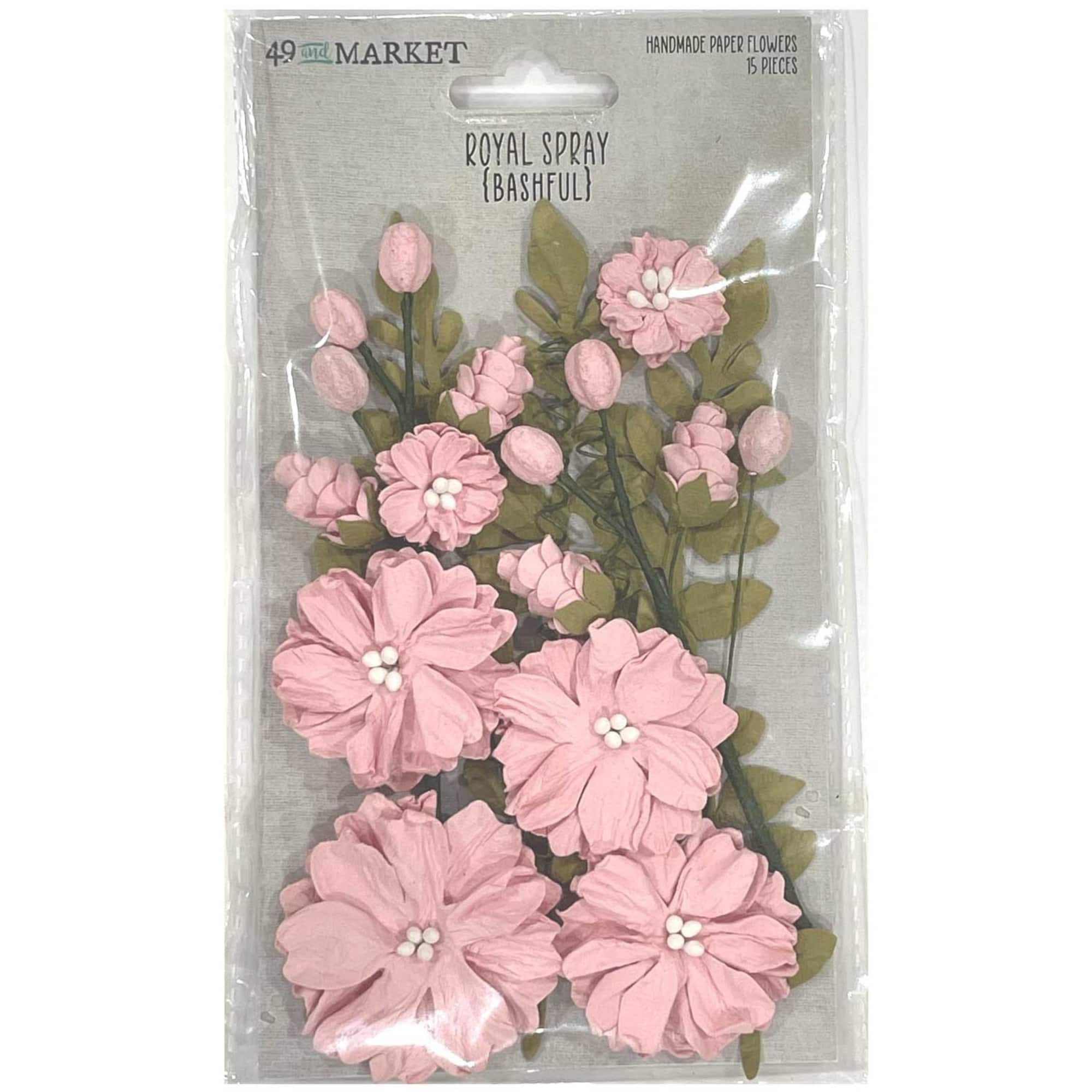 49 And Market Royal Spray Bashful Paper Flowers